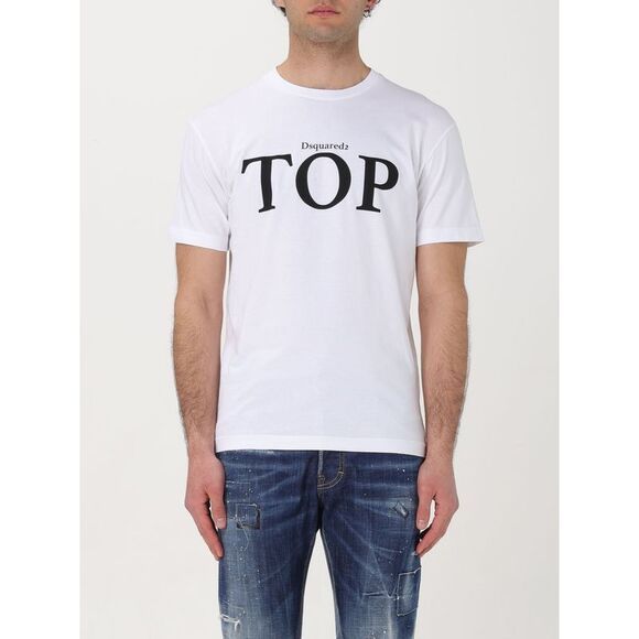 Dsquared2 Tshirt Blu Blu Royal Bambino In Cotone Relaxed Fit Logo Sul Petto 136328709